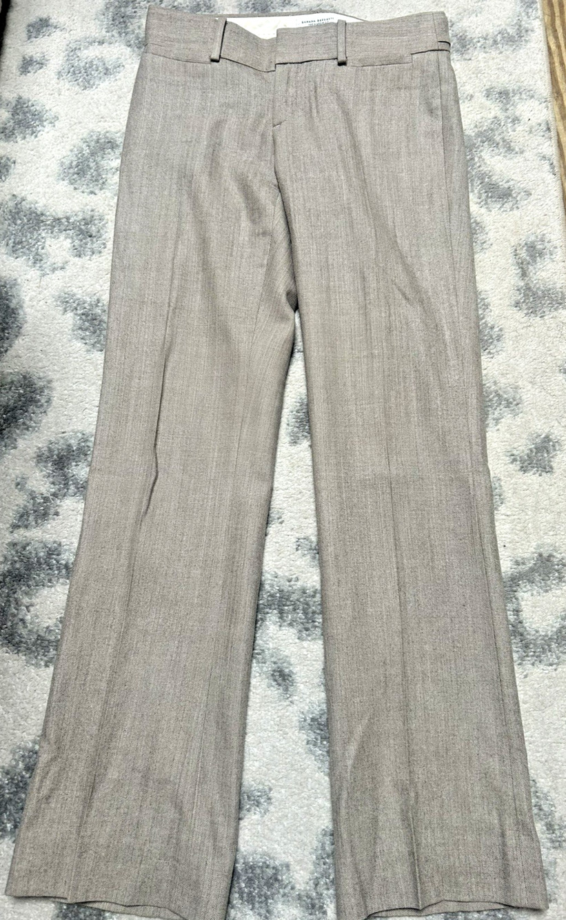 Banana Republic Martin pants capsule Women workwear preppy Elevated Tan Wool 0
